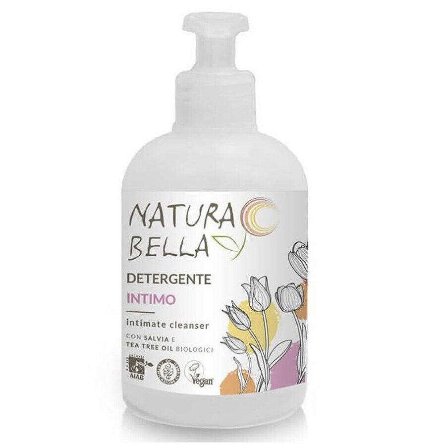 Gel de higiene íntima con extracto de salvia y árbol del té ECO, 300 ml, Bio Natura Bella