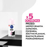 Nivea, Roll-on Antitranspirant, Unsichtbar Schwarz &amp; Weiß, Klar, 50 ml