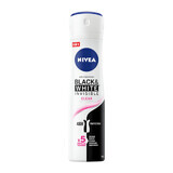 Nivea, spray antitranspirant, Invisible Black &amp; White, Clear, 150 ml