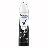 Rexona, spray antitranspirante, Invisible Black & White, 150 ml