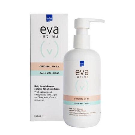 Eva Intima Original Gel de Higiene Íntima Diaria pH 3,5, 250 ml, Intermed