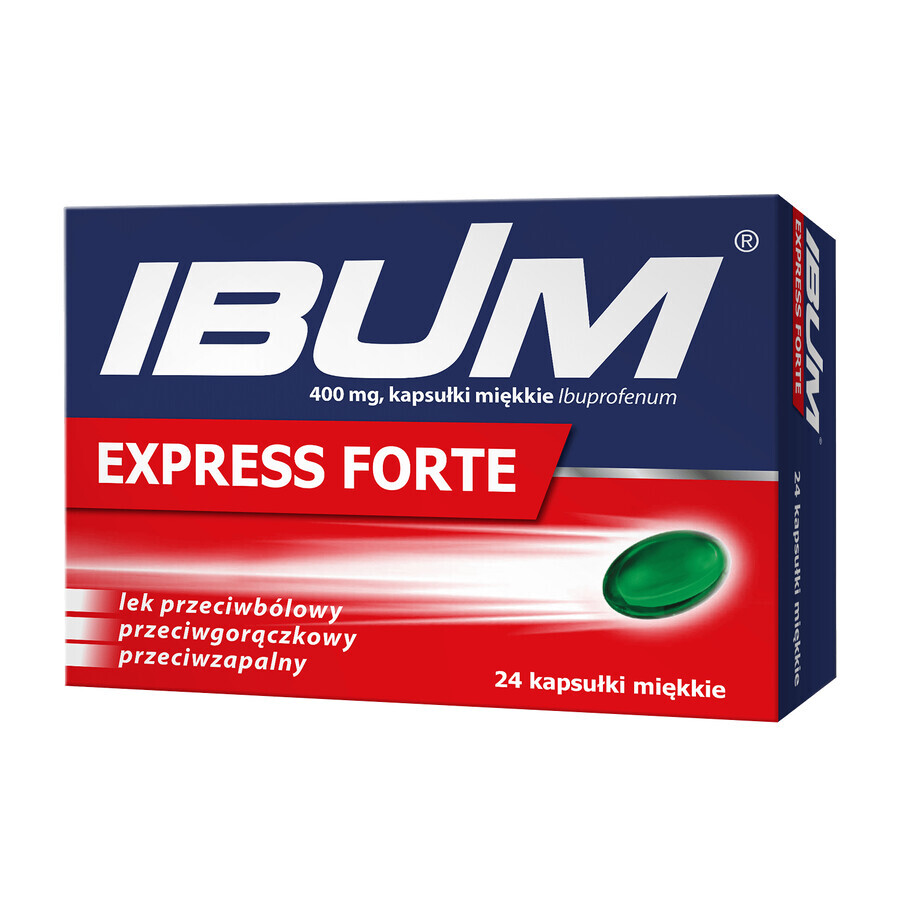 Ibum Express Forte 400 mg, 24 Weichkapseln