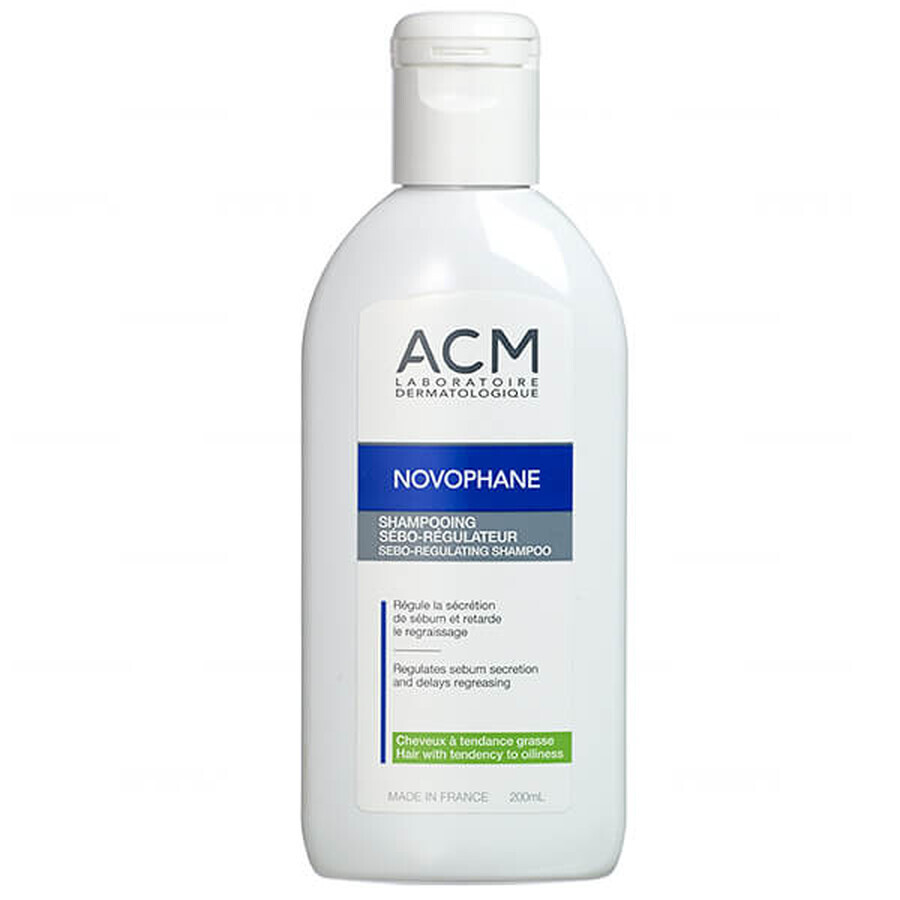 ACM Novophane, shampoo sebo-regolatore, 200 ml