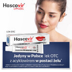 Hascovir Lipogel 50 mg/ g, gel, 3 g