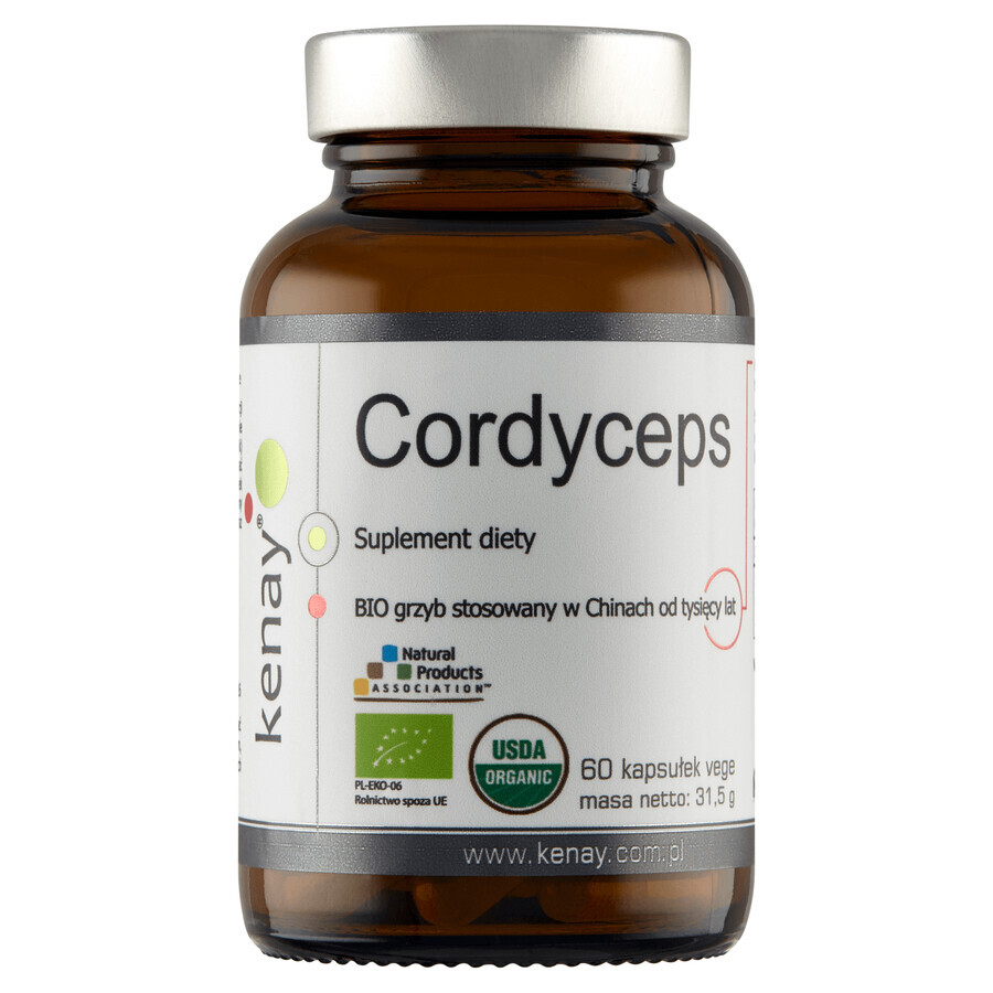 Kenay Cordyceps, 60 vegetable capsules