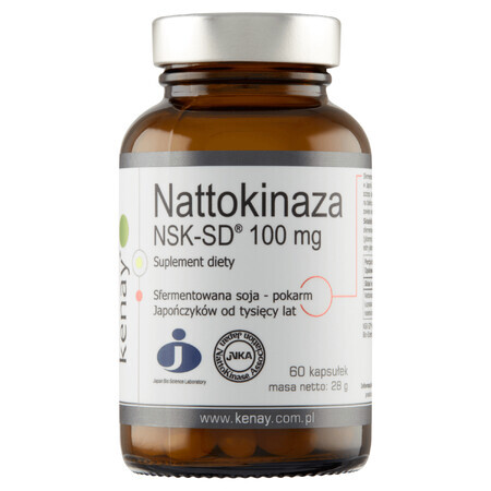 Kenay Nattokinase NSK-SD 100 mg, 60 cápsulas