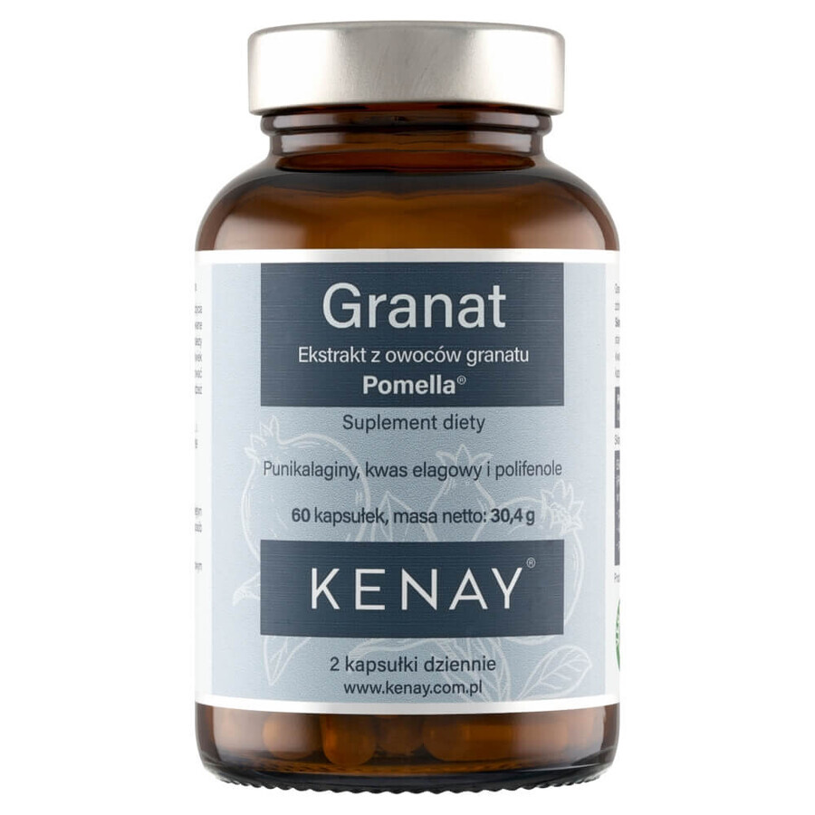 Kenay, Pomella, granaatappelextracten, 60 capsules