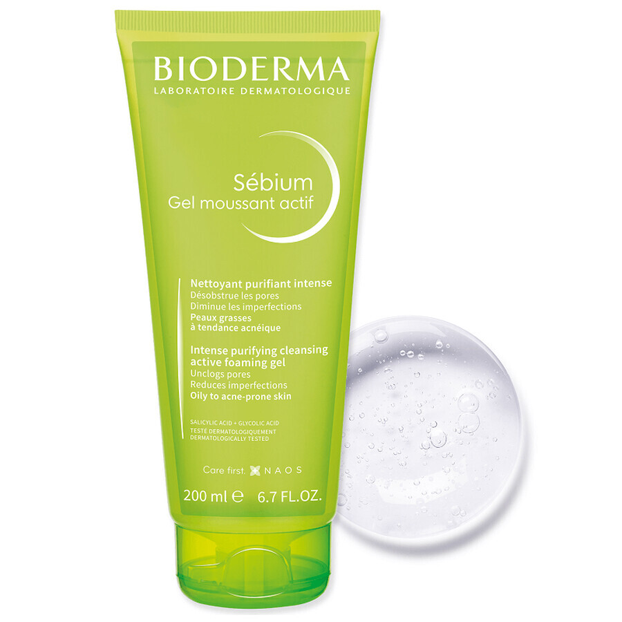 Bioderma Sebium Gel Espumoso Activo 200 ml