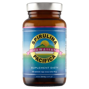 Kenay, Espirulina Pacifica 500 mg, 180 tabletas