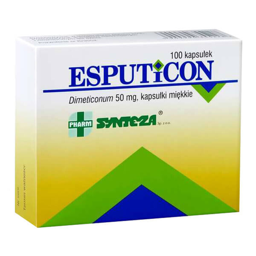 Esputicon 50 mg, 100 cápsulas