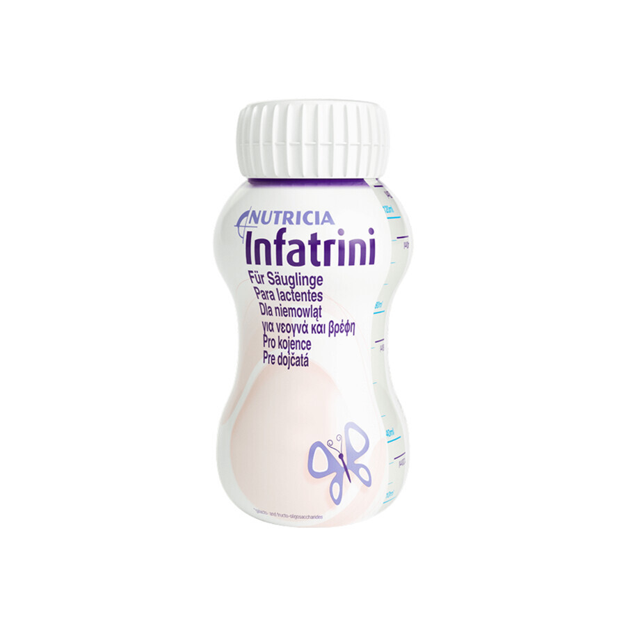 Infatrini, fórmula nutricional para lactantes desde el nacimiento y niños, 24 x 125 ml