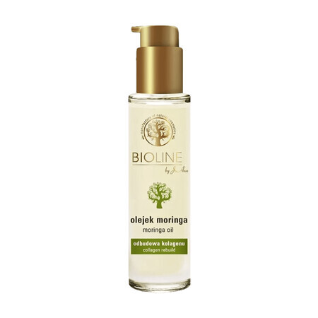 Bioline, huile de moringa, restauration du collagène, 50 ml