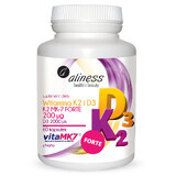 Aliness Vitamina K2 MK-7 Forte 200 µg + D3 2000 UI, 60 cápsulas