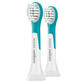 Philips Sonicare For Kids 3+, embouts de brosse &#224; dents &#233;lectrique, rempla&#231;ables, mini, HX6032/33, 2 pi&#232;ces