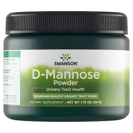 Swanson D-Mannose-Pulver, D-Mannose, 50 g