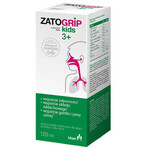 ZatoGrip Kids 3+, jarabe para niños, sabor frambuesa, 120 ml