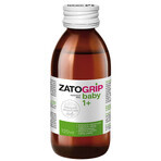 ZatoGrip Baby 1+, jarabe para niños, sabor frambuesa, 120 ml