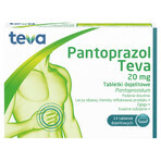 Pantoprazol Teva 20 mg, 14 Tabletten für den Magen-Darm-Trakt