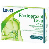 Pantoprazol Teva 20 mg, 14 comprimidos gastrointestinales