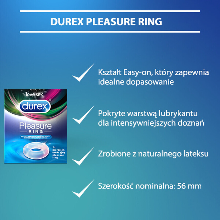 Durex Pleasure Ring, anillo de erección