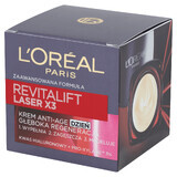 L'oreal Revitalift Laser X3, Crema antiedad 40+, regeneración intensiva, 50 ml