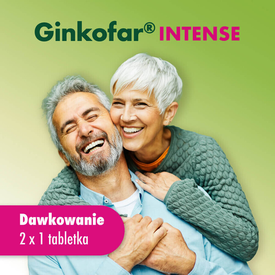 Ginkofar Intense 120 mg, 60 comprimate filmate