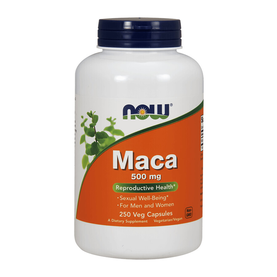 Now Foods Maca, 250 capsule vegetariene