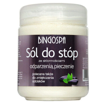 Bingospa, sal para pies propensos a llagas y quemaduras, 550 g