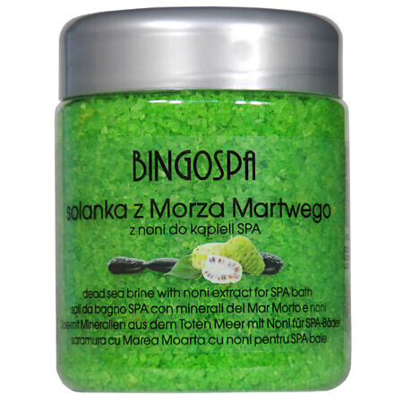 Bingospa, brine with Dead Sea minerals and Noni juice extract, 550 g