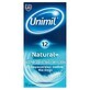 Unimil Natural+, preservativos cl&#225;sicos, 12 unidades