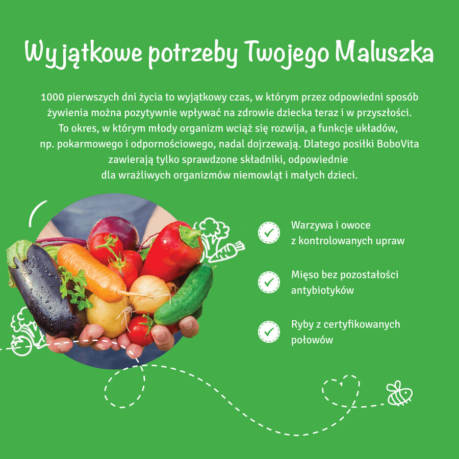 BoboVita Porcja Zbóż Porridge Manna, Milch, ohne Zuckerzusatz, nach 4 Monaten, 210 g