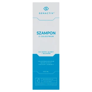 Genactiv, colostrum shampoo for scalp and hair, 150 ml