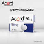 Acard 75 mg, 60 comprimidos gastrorresistentes