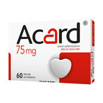 Acard 75 mg, 60 comprimidos gastrorresistentes