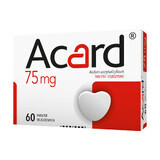 Acard 75 mg, 60 comprimidos gastrorresistentes