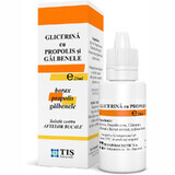 Glicerina con propóleo y caléndula, 25 ml, Tis Farmaceutic