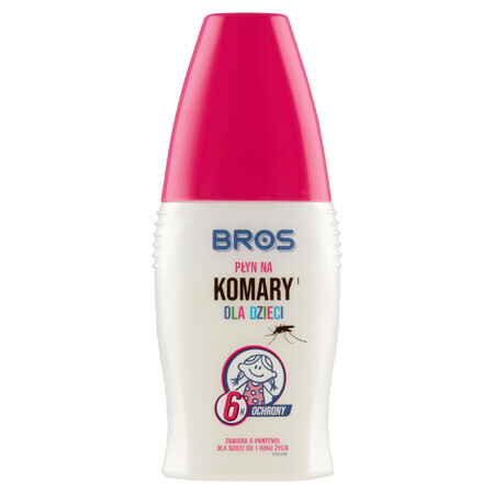 Bros, repellente liquido per zanzare per bambini a partire da 1 anno di età, IR3535 10%, 50 ml