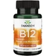 Swanson B-12 con Folato, vitamina B12 y ácido fólico, sabor fresa, 100 pastillas