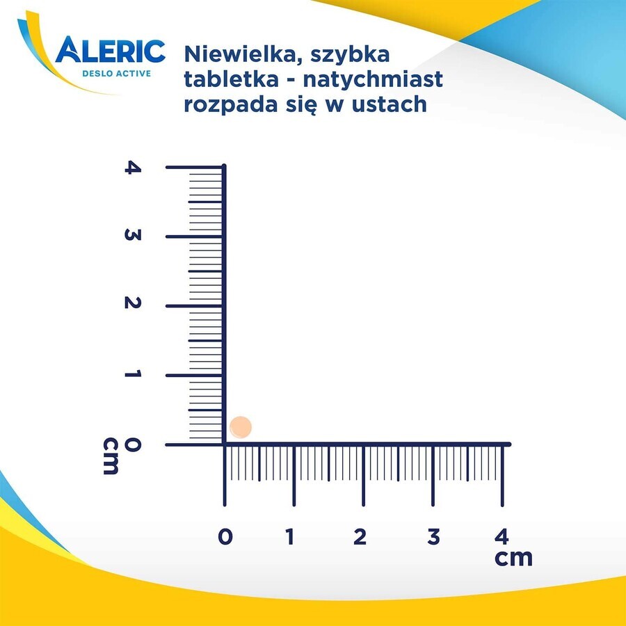 Aleric Deslo Active 5 mg, 10 comprimidos bucodispersables