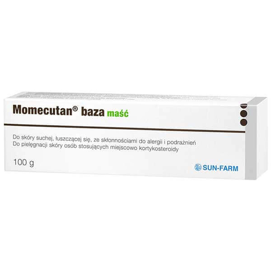 Momecutan base, pomada, piel seca y escamosa, 100 g