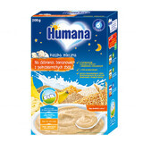 Humana Na Dobranoche Papilla de plátano con cereales integrales, leche, sin azúcar añadido, después de 6 meses, 200 g