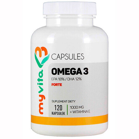 MyVita Omega 3 Forte, 120 capsule