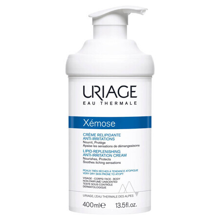 Uriage Xemose, cream for very dry skin, 400 ml