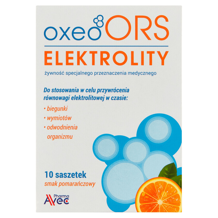 Oxeo SRO Electrolitos sabor naranja 4,2 g x 10 sobres