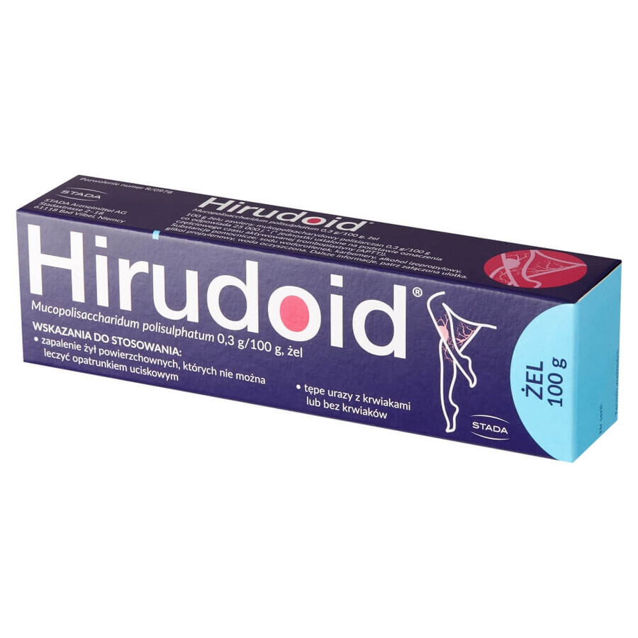 Hirudoid 0.3 g, gel, 100 g