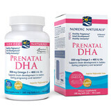 Nordic Naturals Prenatal DHA, Omega-3 + D3, 90 cápsulas