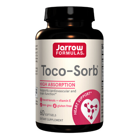 Jarrow Formulas Toco-Sorb, 60 cápsulas