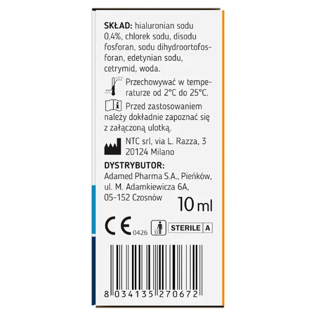 Hialeye 0,4%, collirio idratante, 10 ml