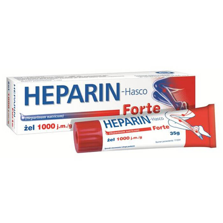 Heparina-Hasco Forte 1000 UI/g, gel, 35 g