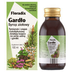 Floradix Garganta, jarabe de hierbas, 100 ml